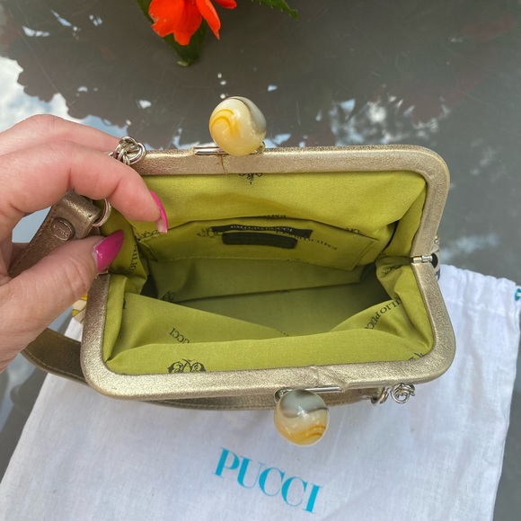Emilio Pucci silk hand bag - Picture 5 of 12